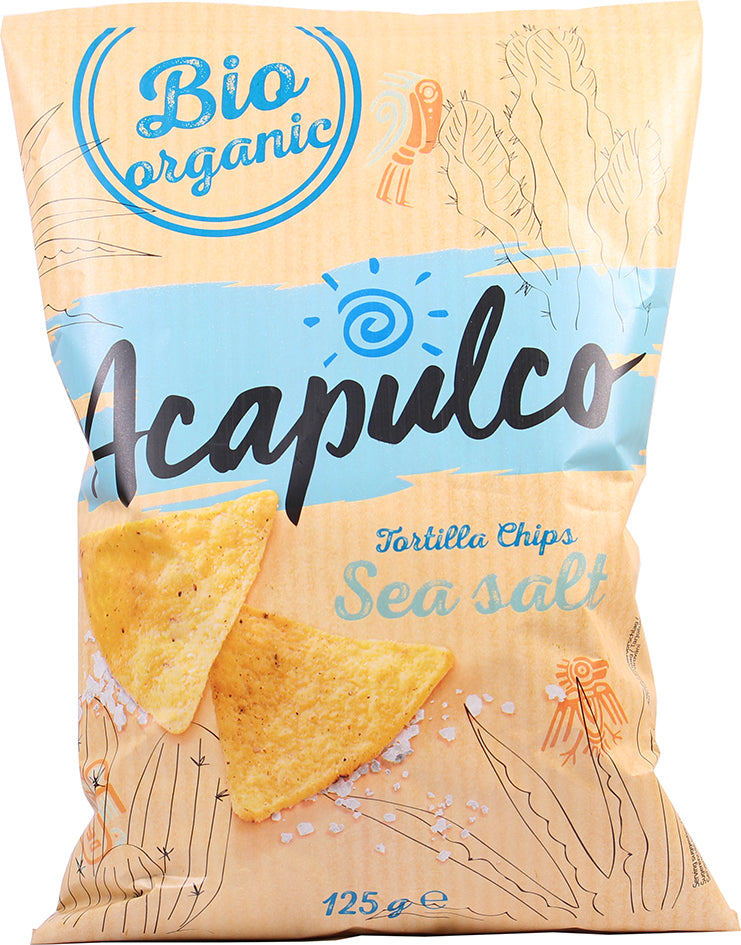 Tortilla chipsy Sea Salt 125 g BIO   ACAPULCO Tortilla chipsy Sea Salt 125 g BIO   ACAPULCO