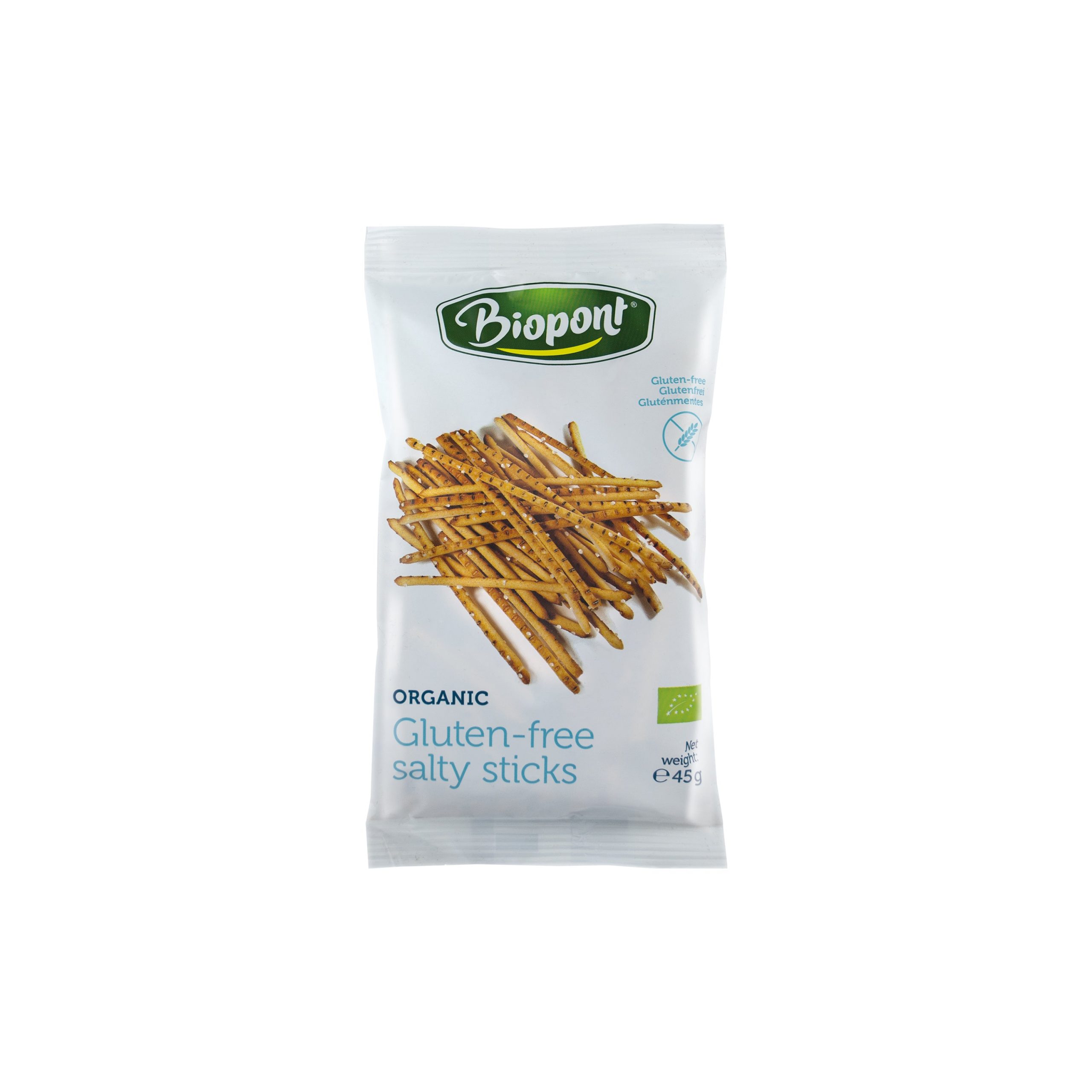 Tyčinky slané bez lepku 45 g BIO BIOPONT Tyčinky slané bez lepku 45 g BIO BIOPONT