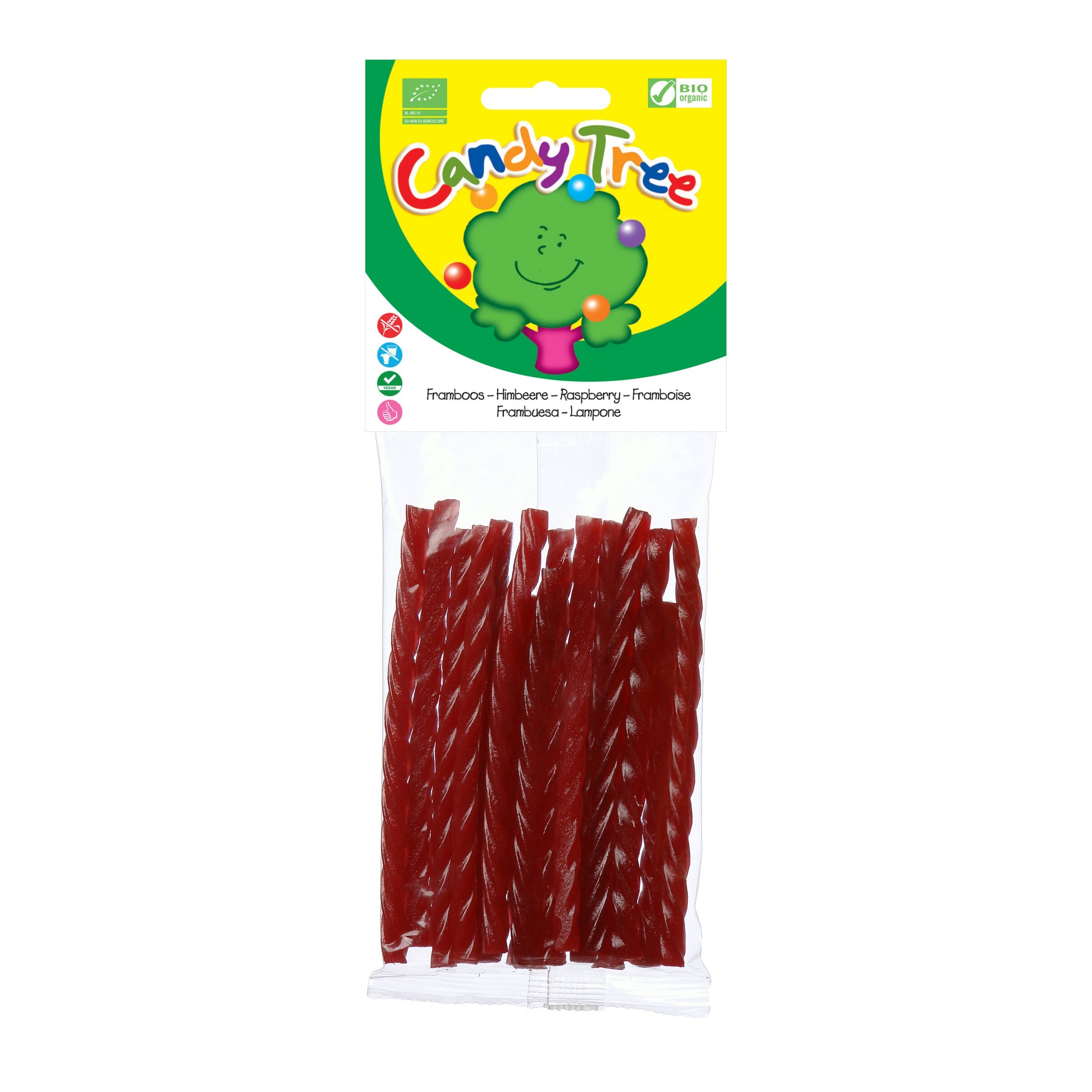 Tyčinky s příchutí malin 75 g BIO   CANDY TREE Tyčinky s příchutí malin 75 g BIO   CANDY TREE