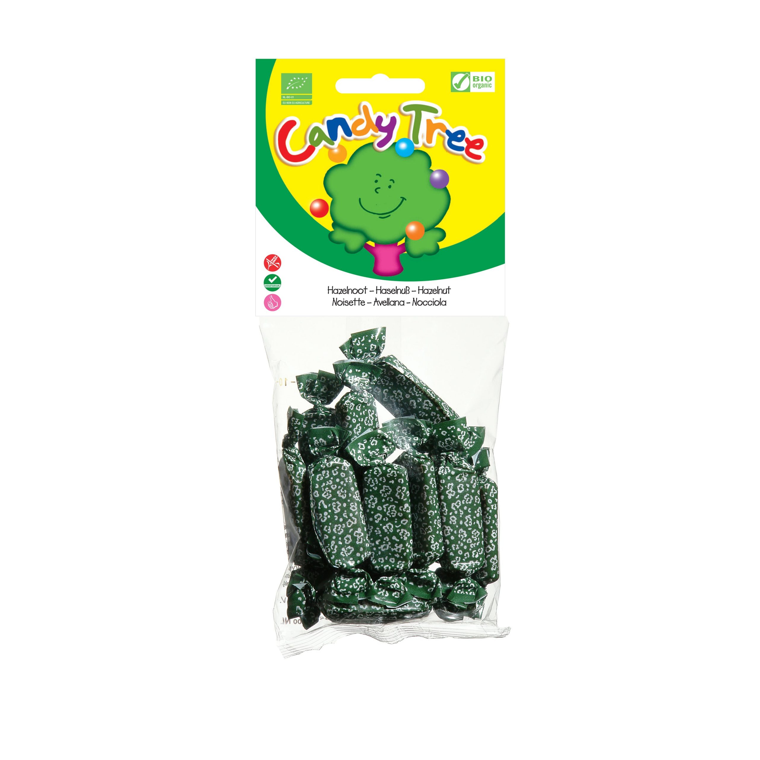 Karamely lískooříškové 75 g  BIO   CANDY TREE Karamely lískooříškové 75 g  BIO   CANDY TREE
