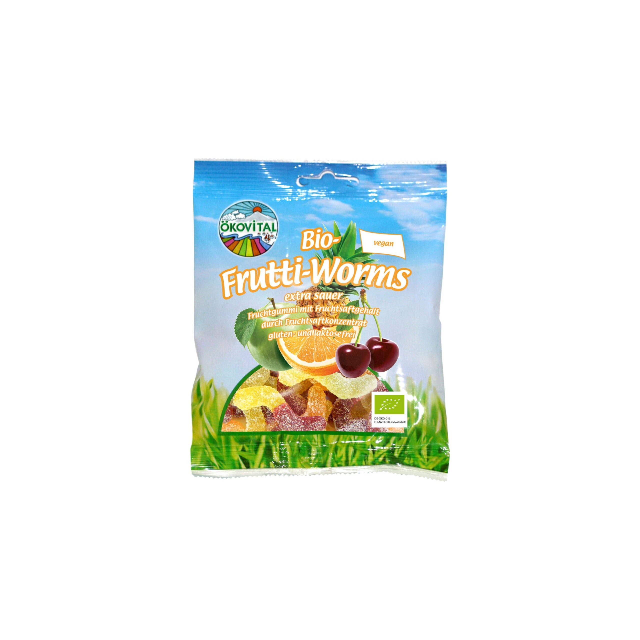 Želé červíci vegan 80 g BIO   ÖKOVITAL Želé červíci vegan 80 g BIO   ÖKOVITAL