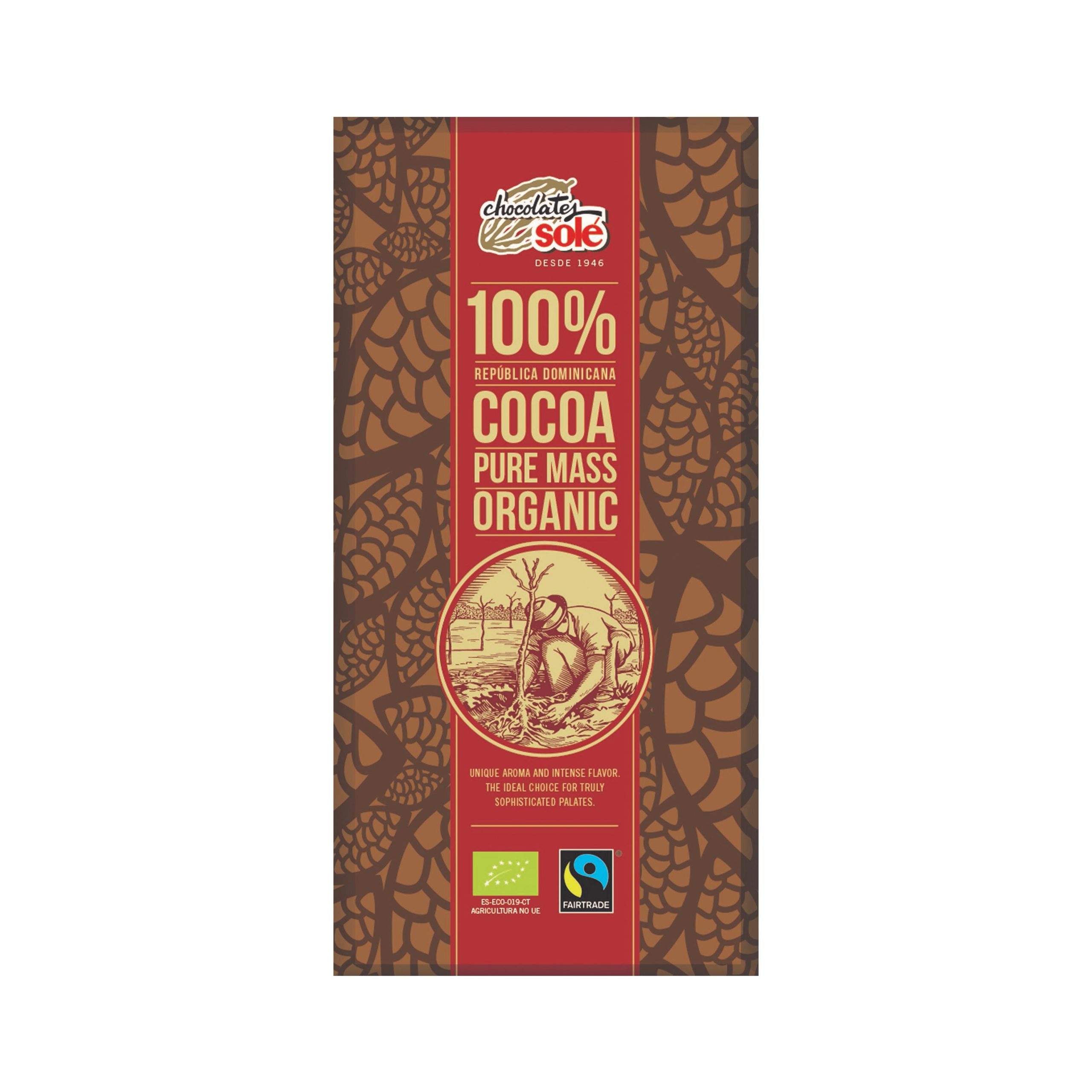 Čokoláda hořká 100 % 90 g BIO   SOLÉ Čokoláda hořká 100 % 90 g BIO   SOLÉ