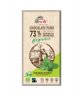 Čokoláda hořká s mátou 100 g BIO   SOLÉ