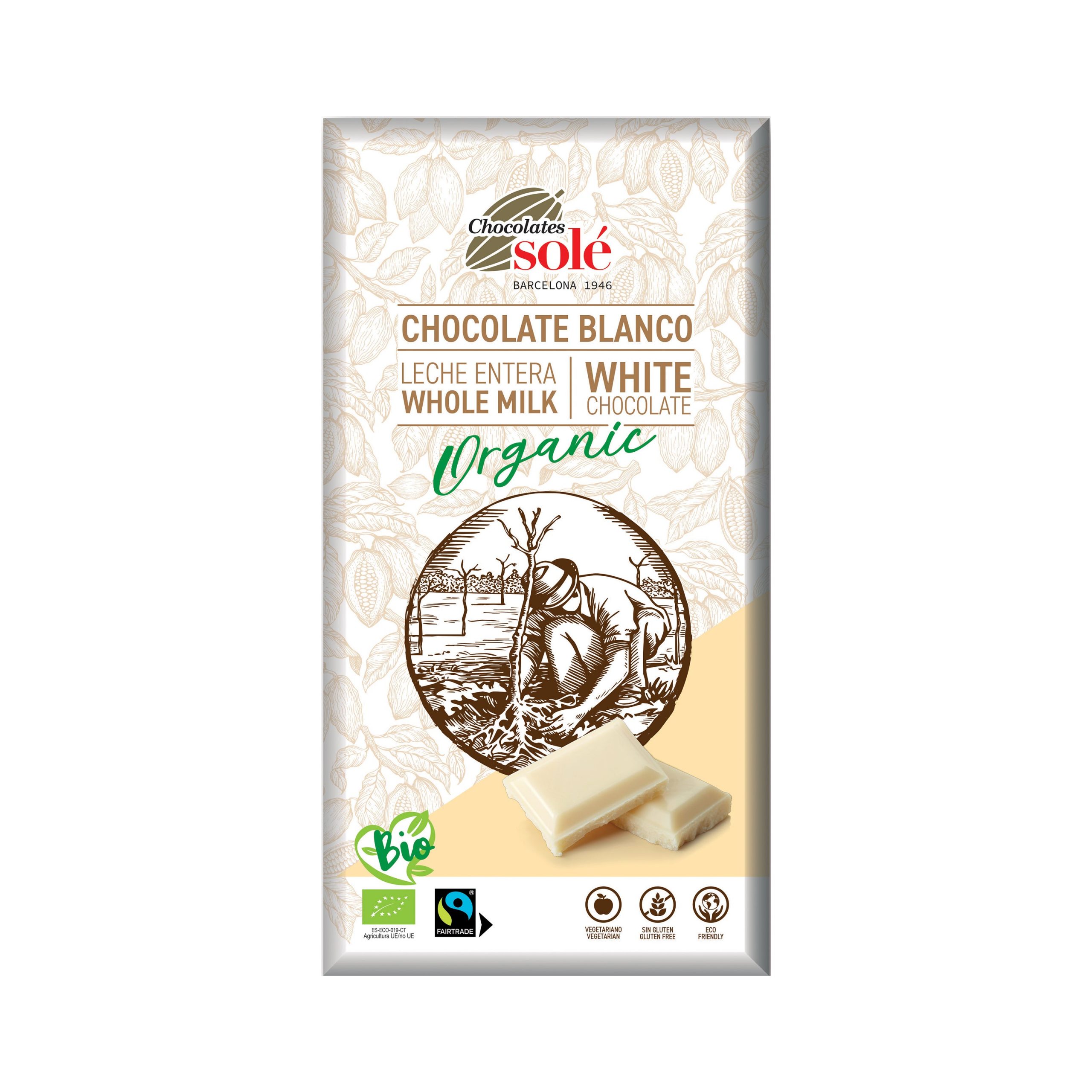Čokoláda bílá 90 g BIO   SOLÉ Čokoláda bílá 90 g BIO   SOLÉ