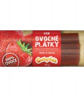 Plátky ovocné jablko-jahoda 20 g   OVOCŇÁK