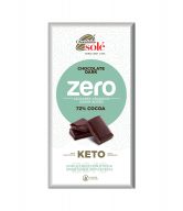 Čokoláda hořká 72 % se stévií bez cukru 100 g   SOLÉ