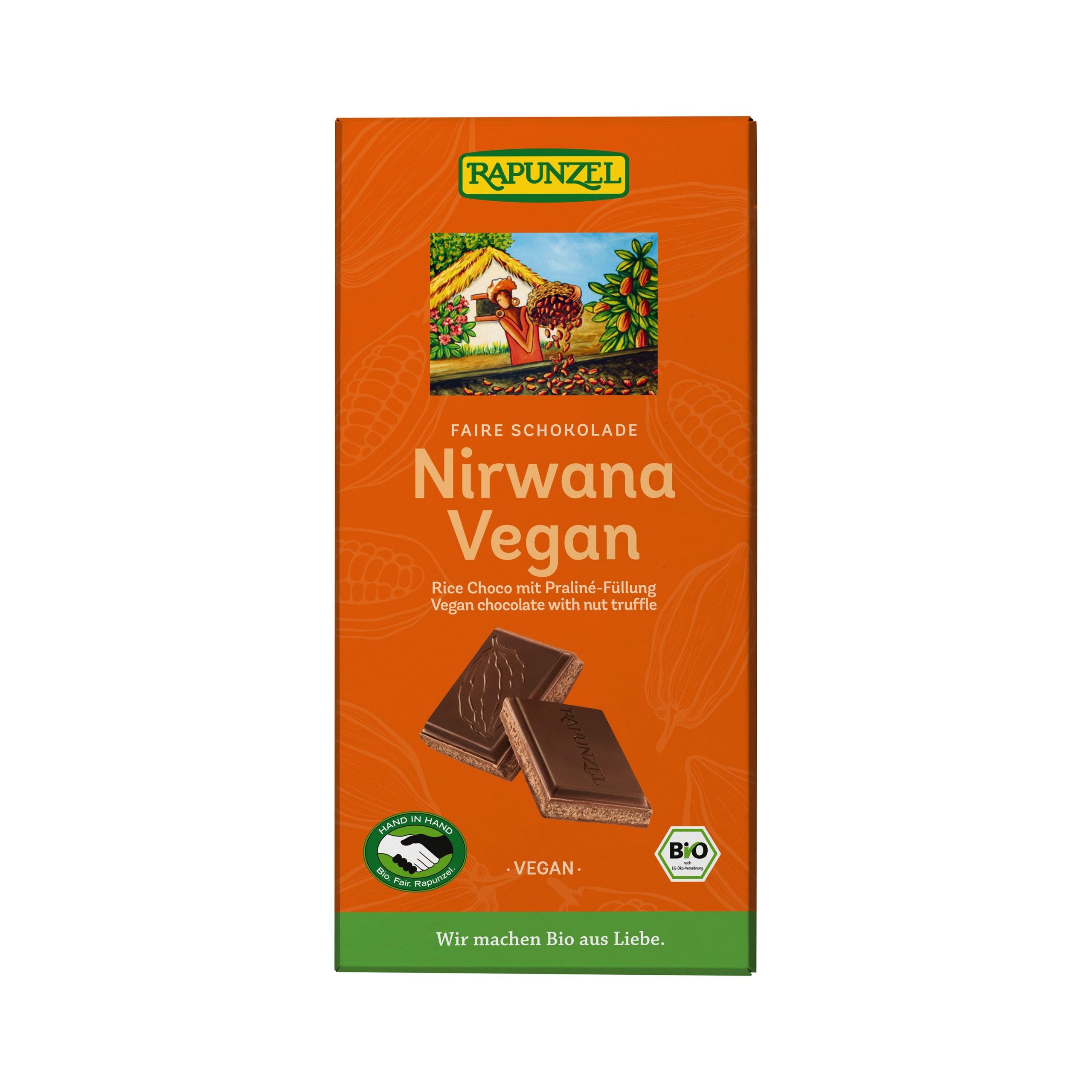 Čokoláda Nirwana vegan 100 g BIO   RAPUNZEL Čokoláda Nirwana vegan 100 g BIO   RAPUNZEL