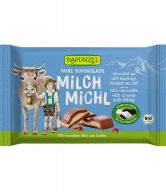 Čokoláda mléčná s mléčnou náplní 100 g BIO   RAPUNZEL
