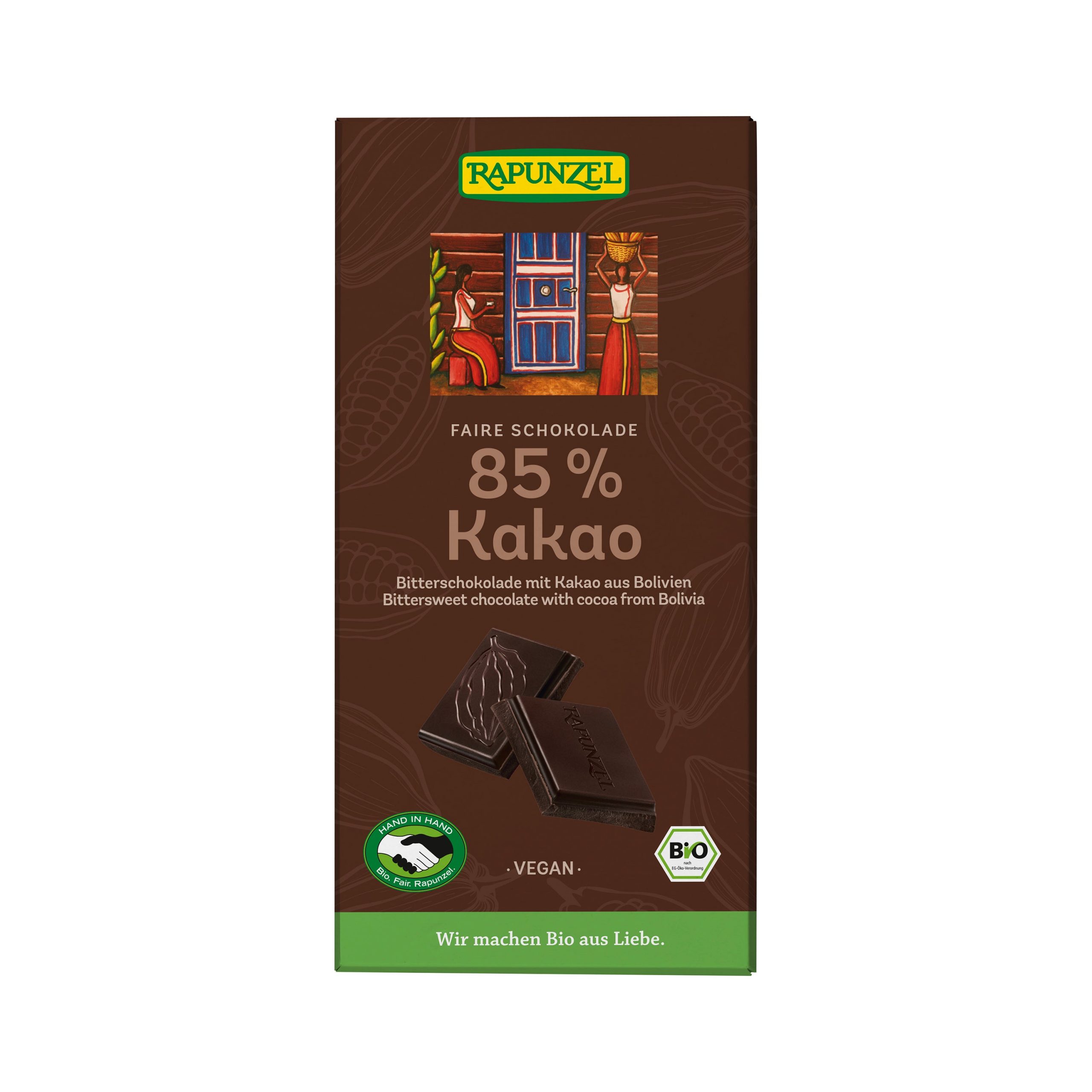 Čokoláda hořká 85 % 80 g BIO   RAPUNZEL Čokoláda hořká 85 % 80 g BIO   RAPUNZEL