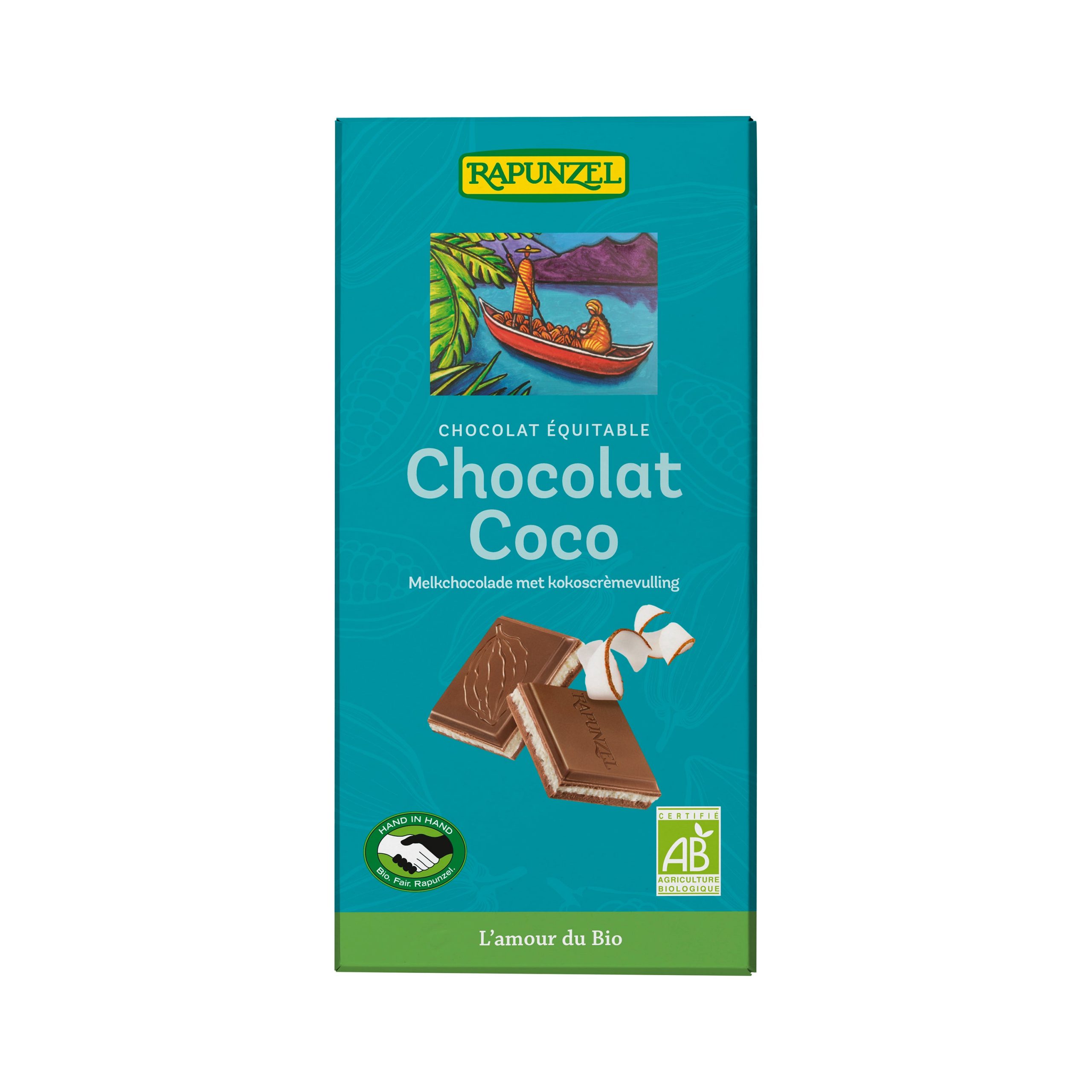 Čokoláda mléčná kokos 100 g BIO   RAPUNZEL Čokoláda mléčná kokos 100 g BIO   RAPUNZEL