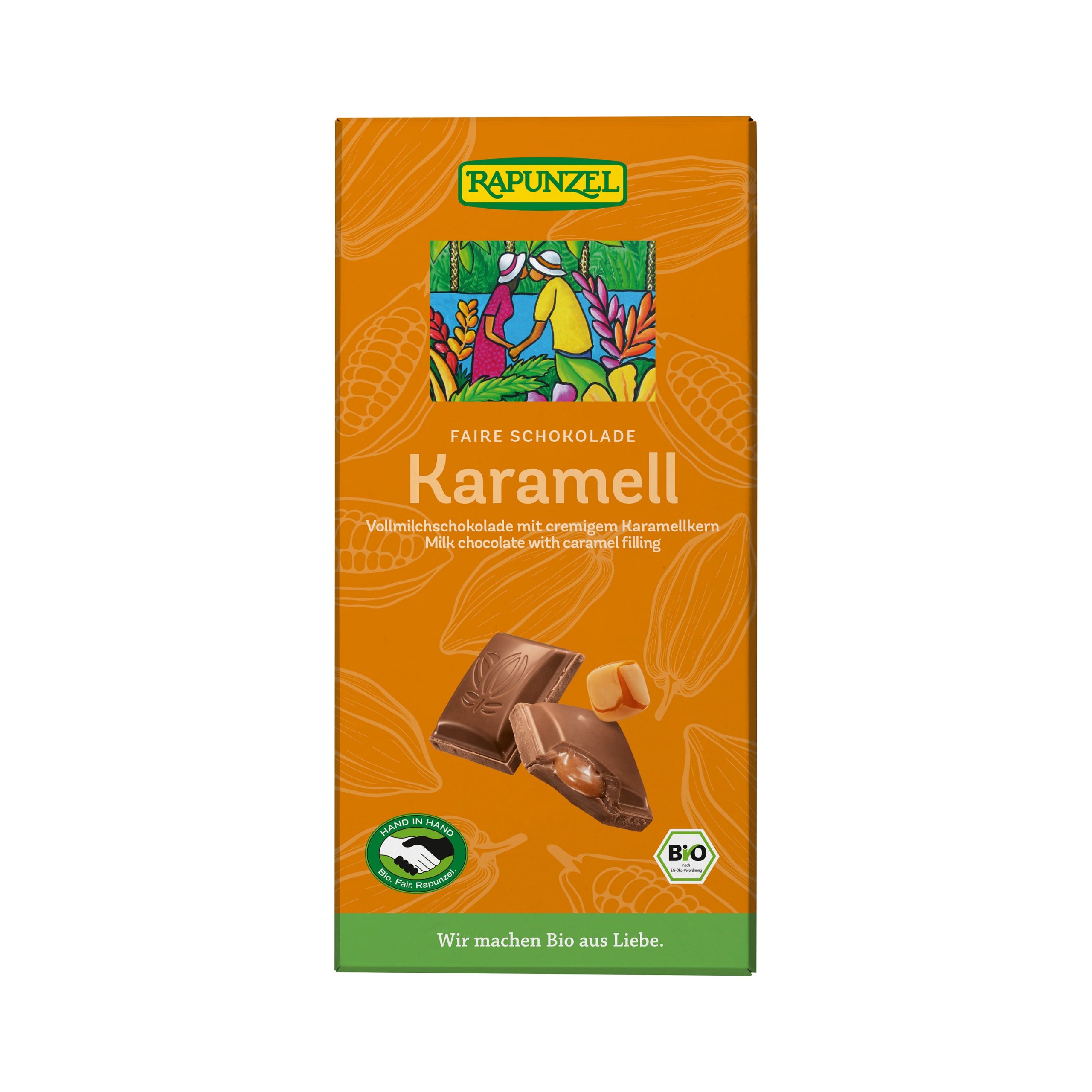 Čokoláda mléčná karamel 100 g BIO   RAPUNZEL Čokoláda mléčná karamel 100 g BIO   RAPUNZEL
