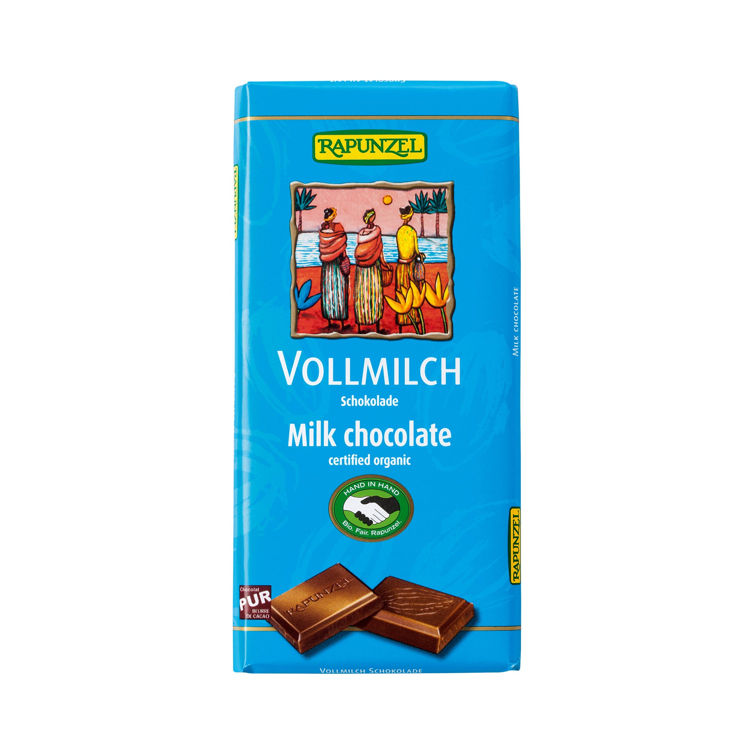 Čokoláda mléčná 38 % 100 g BIO   RAPUNZEL Čokoláda mléčná 38 % 100 g BIO   RAPUNZEL