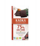 Čokoláda hořká Sao Tomé 75 % 100 g BIO   KAOKA