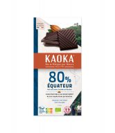 Čokoláda hořká Ekvádor 80 % 100 g BIO   KAOKA