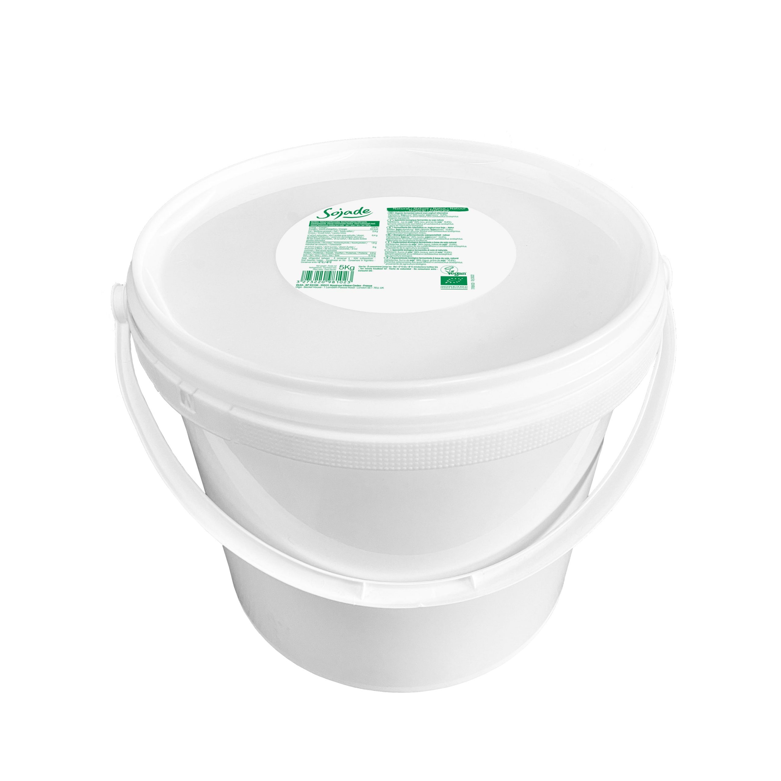 SOJADE bifidus natur 5 kg BIO SOJADE bifidus natur 5 kg BIO