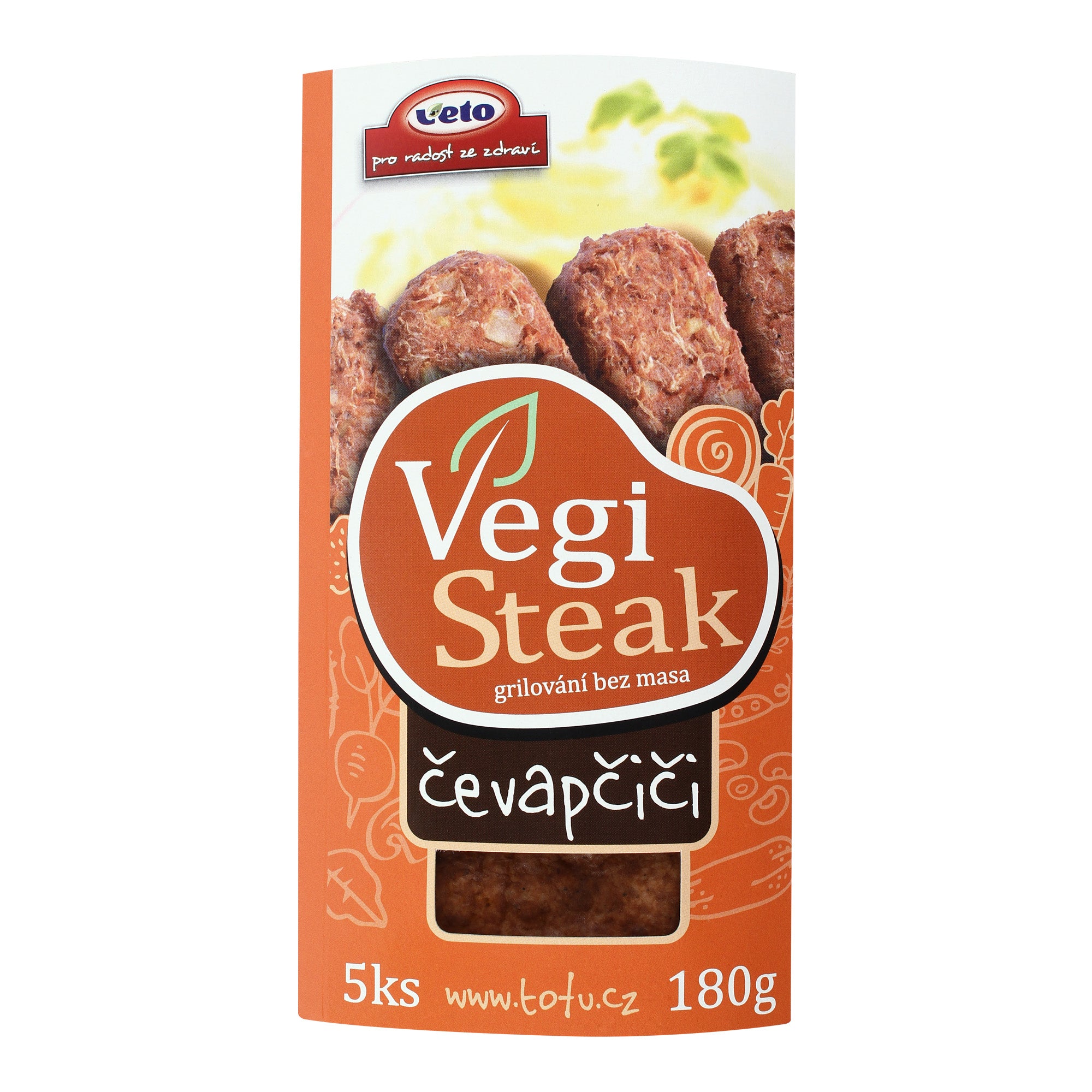 Čevapčiči veganské 180 g VETO ECO Čevapčiči veganské 180 g VETO ECO