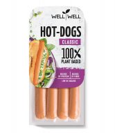 Párky hrachové klasik 200 g   WELL WELL
