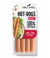 Párky hrachové pikantní 200 g WELL WELL