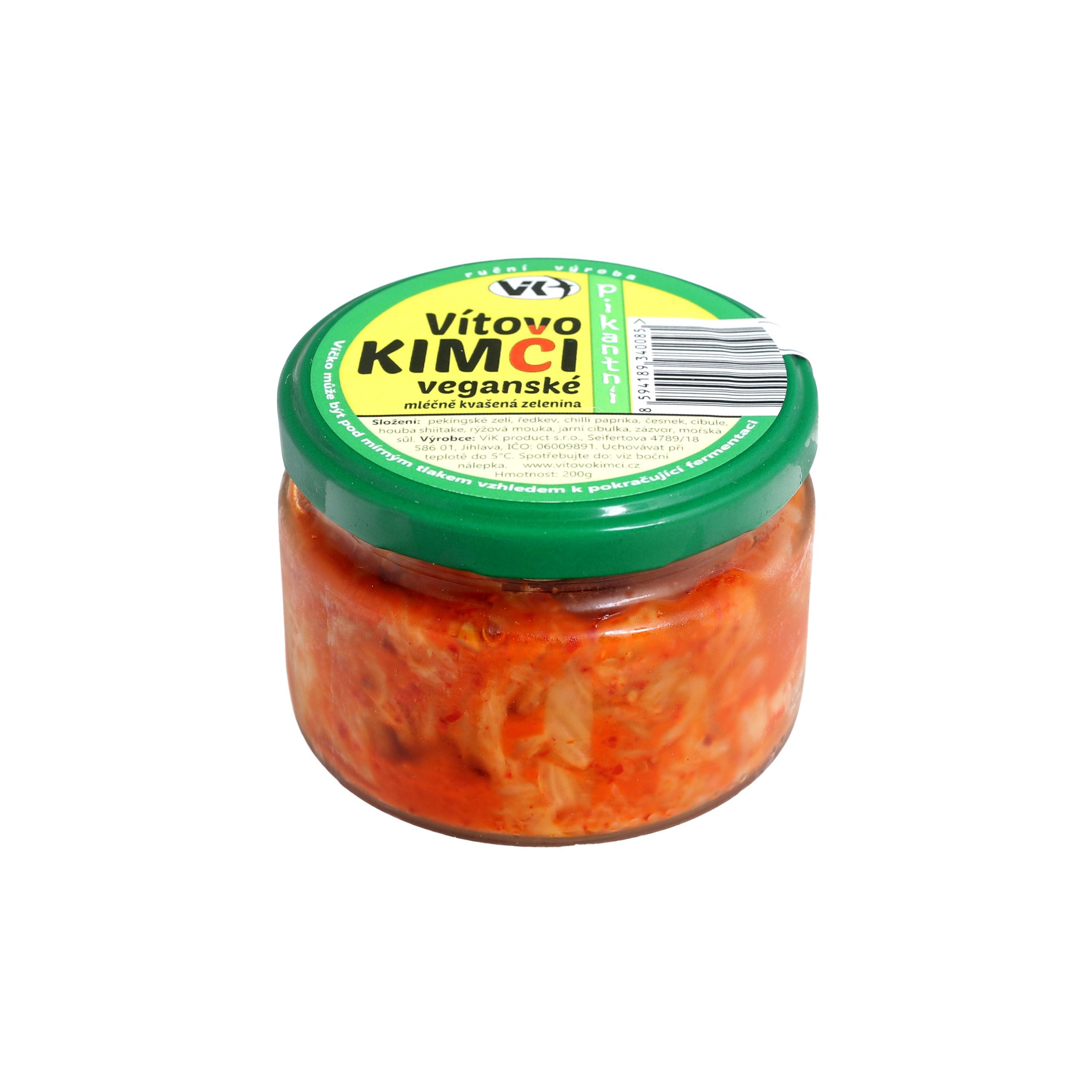 Kimči Vítovo vegan 200 g   VIK PRODUCT Kimči Vítovo vegan 200 g   VIK PRODUCT