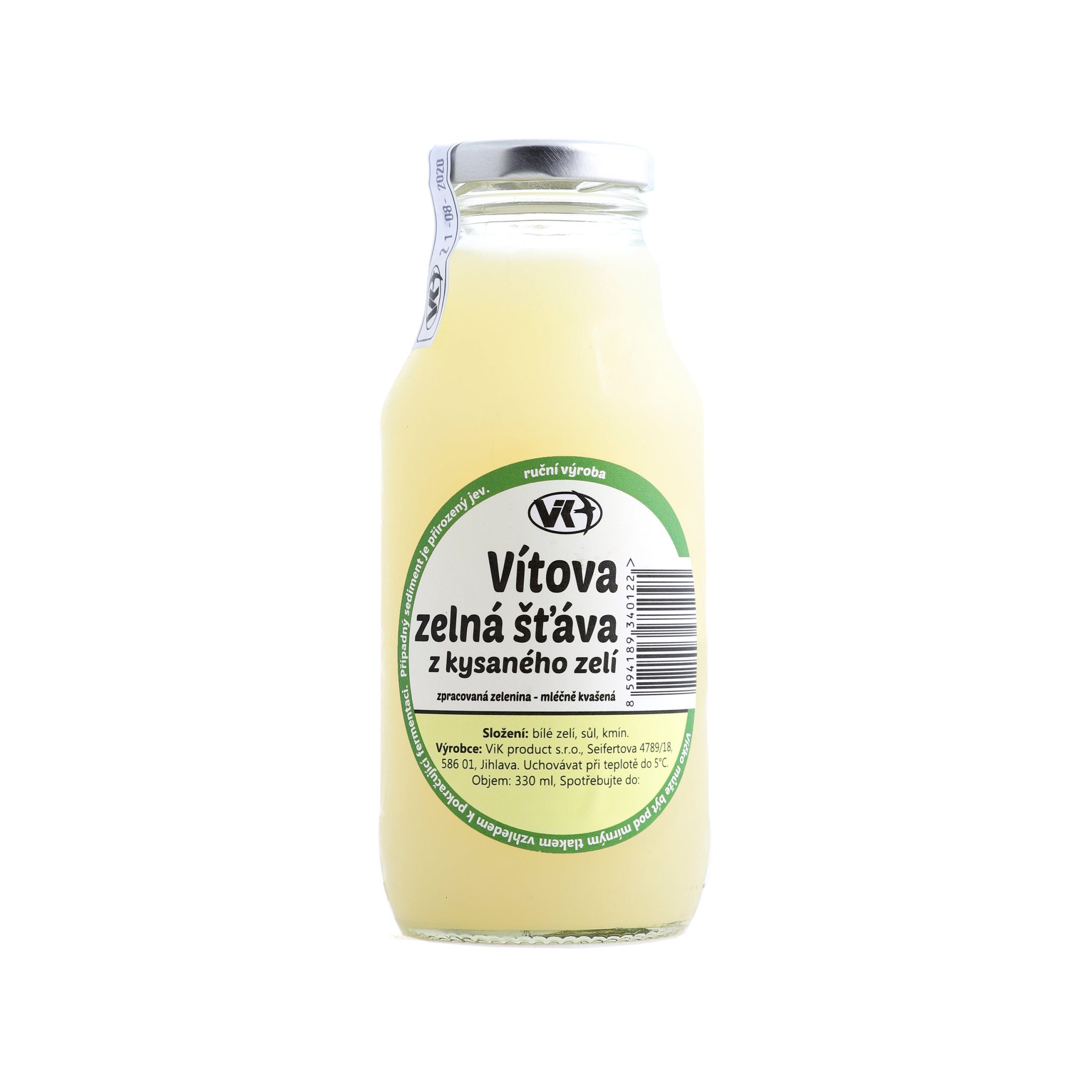 Šťáva Vítova zelná z kysaného zelí 330 ml   VIK PRODUCT Šťáva Vítova zelná z kysaného zelí 330 ml   VIK PRODUCT