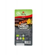 Klobása seitan s příchutí chorizo 130 g BIO   WHEATY