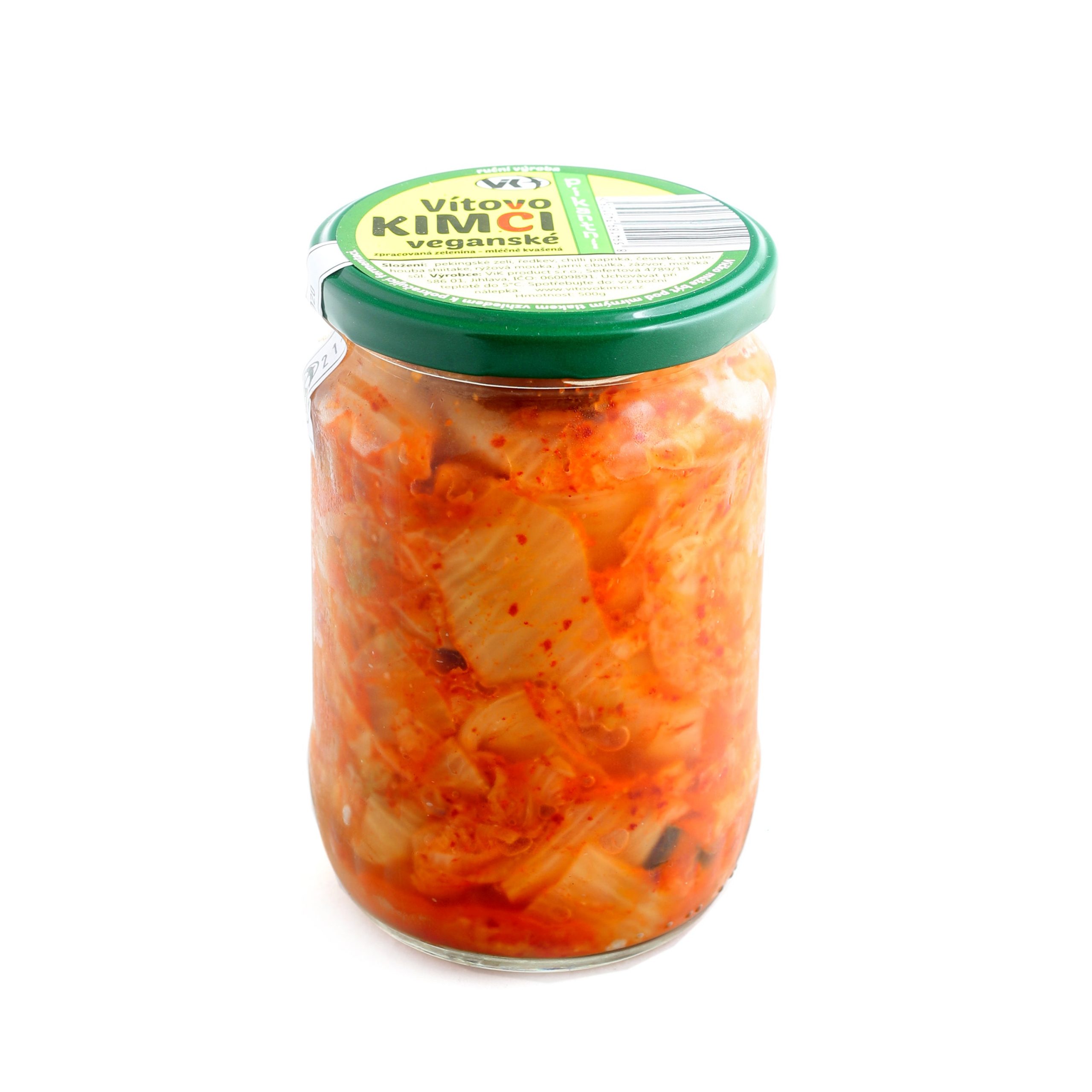 Kimči Vítovo vegan 480 g   VIK PRODUCT Kimči Vítovo vegan 480 g   VIK PRODUCT
