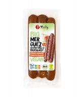 Seitan alternativa klobásy uzená Merguez 120 g BIO   WHEATY