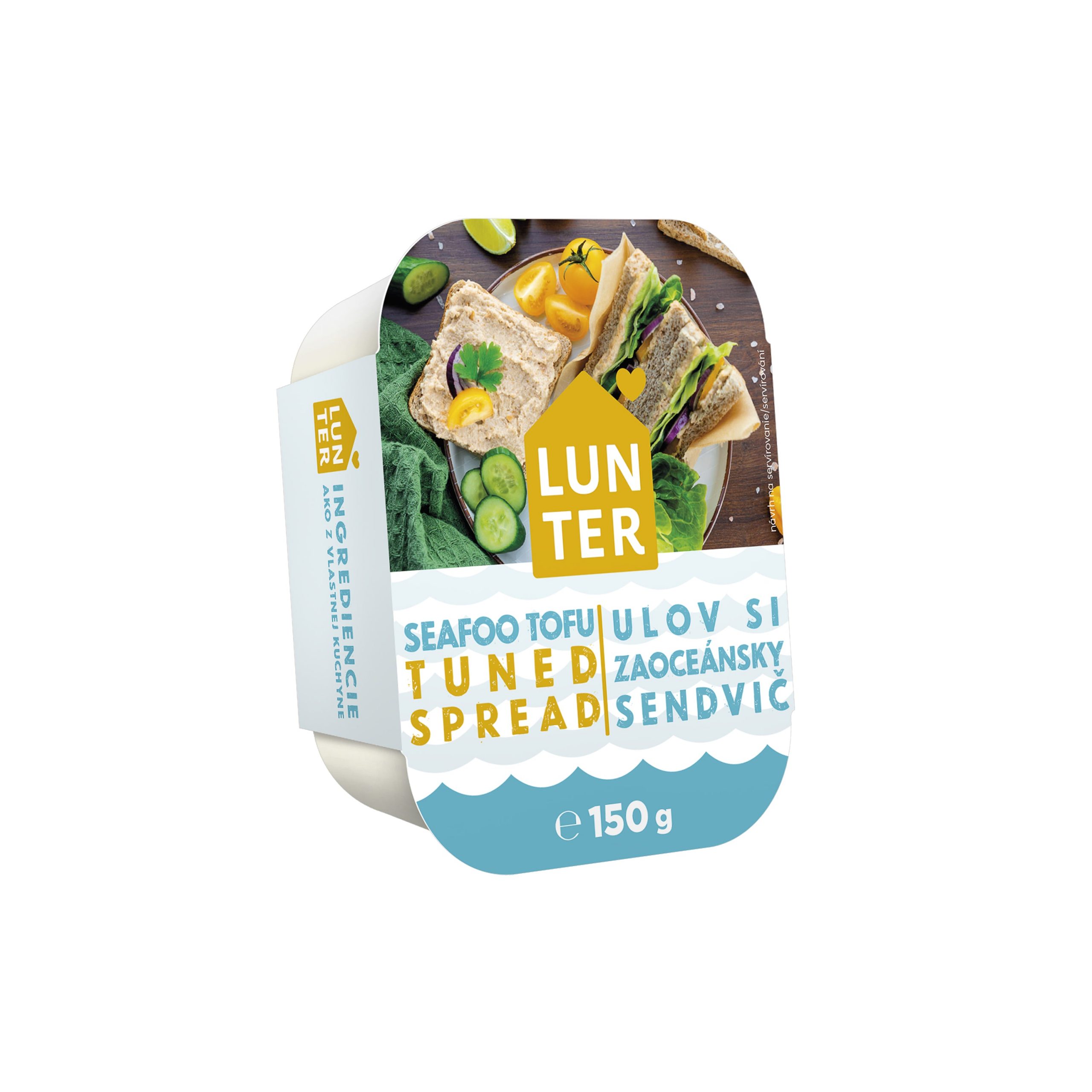 SEAFOO tofu pomazánka 150 g   LUNTER SEAFOO tofu pomazánka 150 g   LUNTER