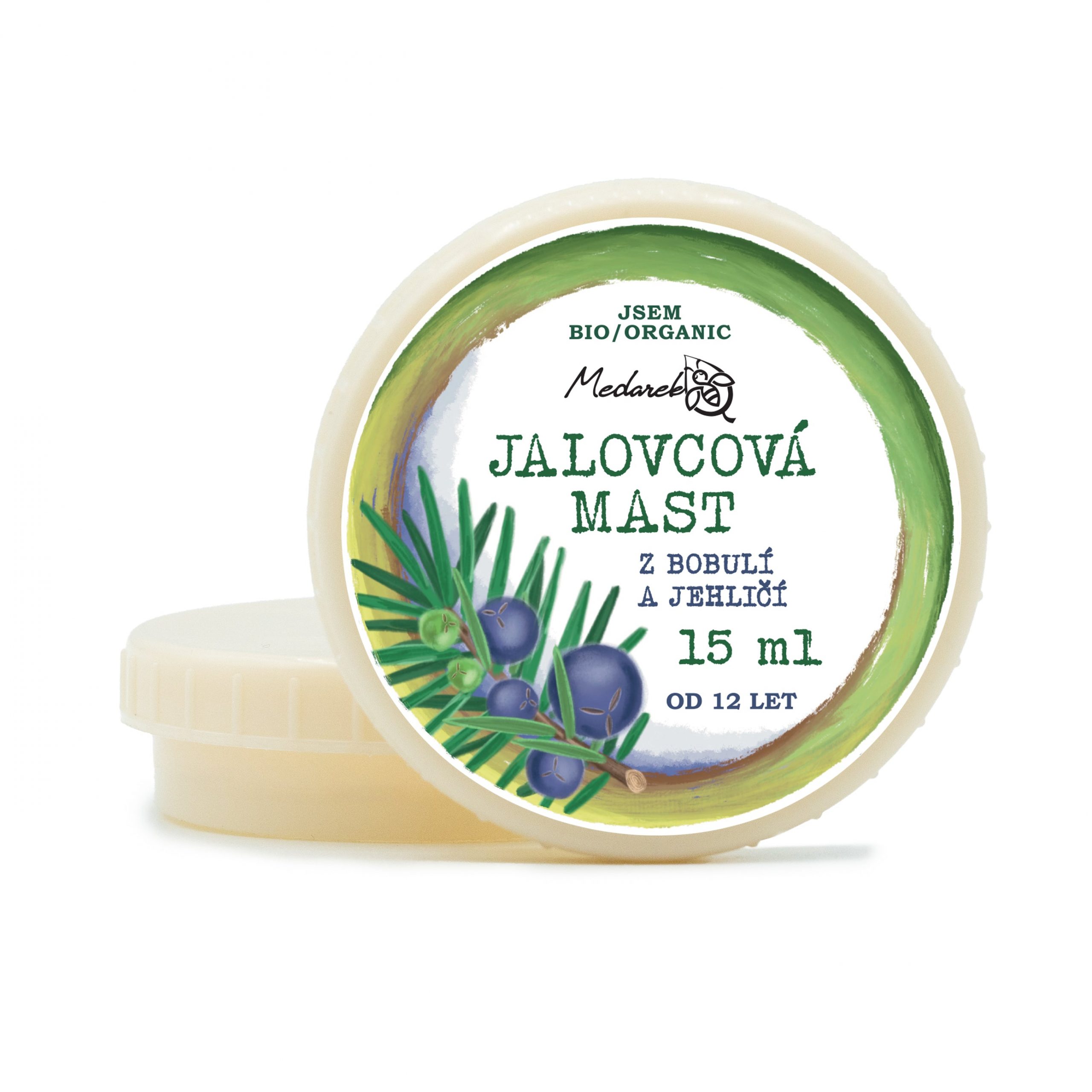 Medarek Jalovcová mast - 15 ml - uvolnění namožených svalů