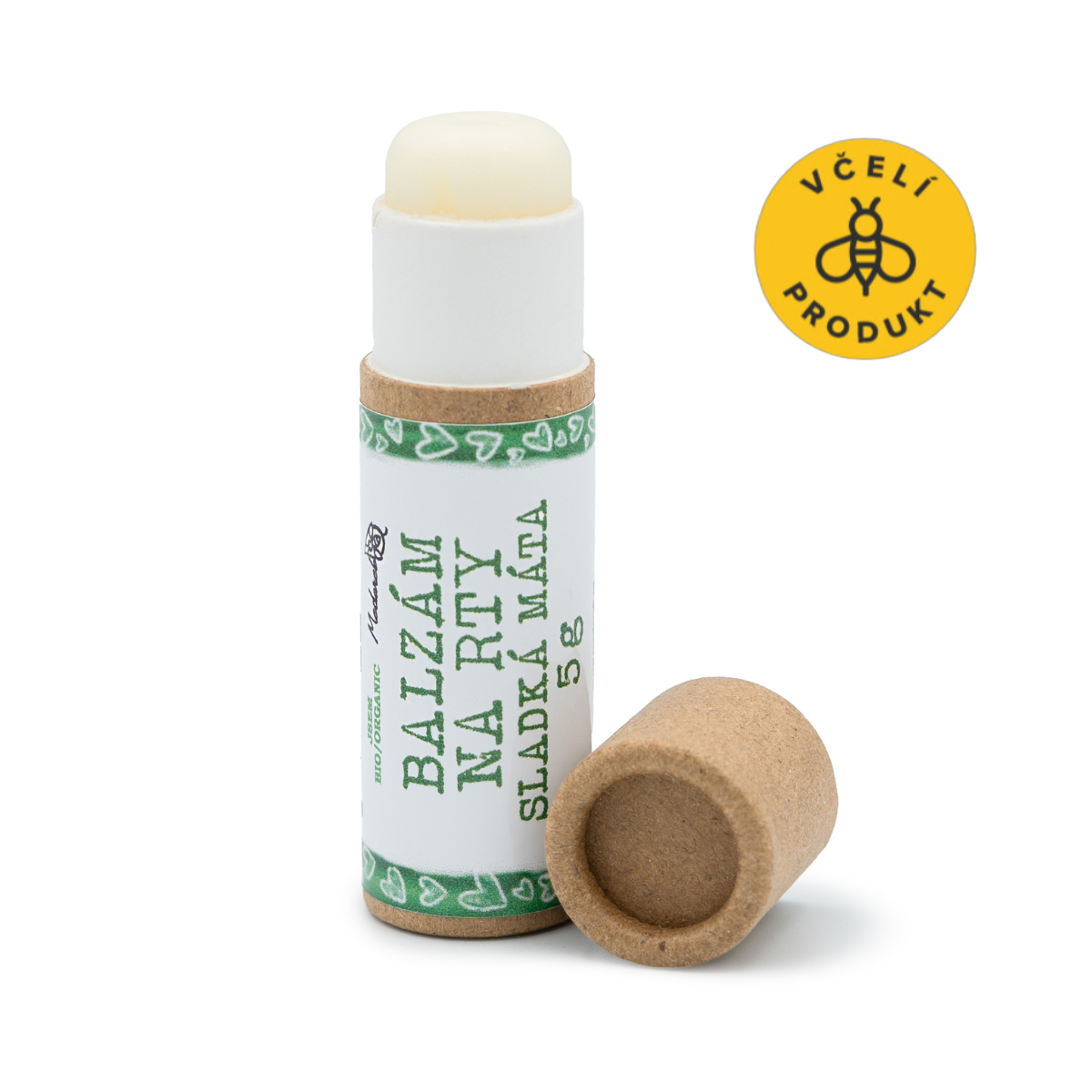 Medarek Balzám na rty Máta (5 g) – pro pružné a hebké rty Medarek Balzám na rty Máta (5 g) - pro pružné a hebké rty