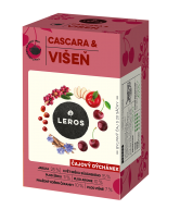 LEROS Čajový dýchánek Višeň & Cascara - nálev. sáčky (20 x 2 g) - s přirozeným obsahem kofeinu