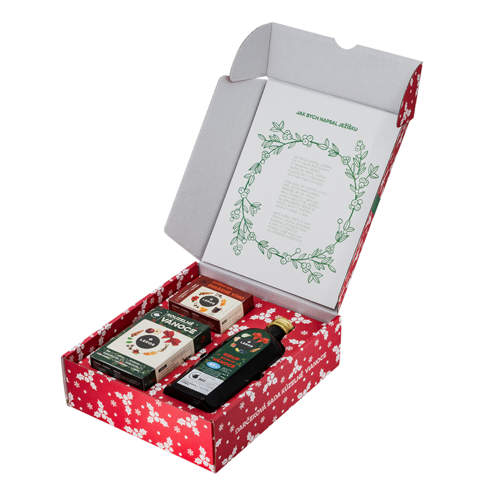 LEROS Dárková sada (3 ks) – Kouzelné Vánoce – čaj LEROS Dárková sada (3 ks) - Kouzelné Vánoce - čaj