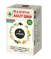 LEROS Bylinný čaj Síla 22 bylin AKUT GRIP - nálev. sáčky (20 x 2
