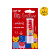 Babyton Dětský balzám na rty Jahoda (5 g) - i pro nejmenší děti