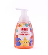 Babyton Dětské pěnové mýdlo na ruce Jahoda (350 ml) - pro hravé mytí rukou