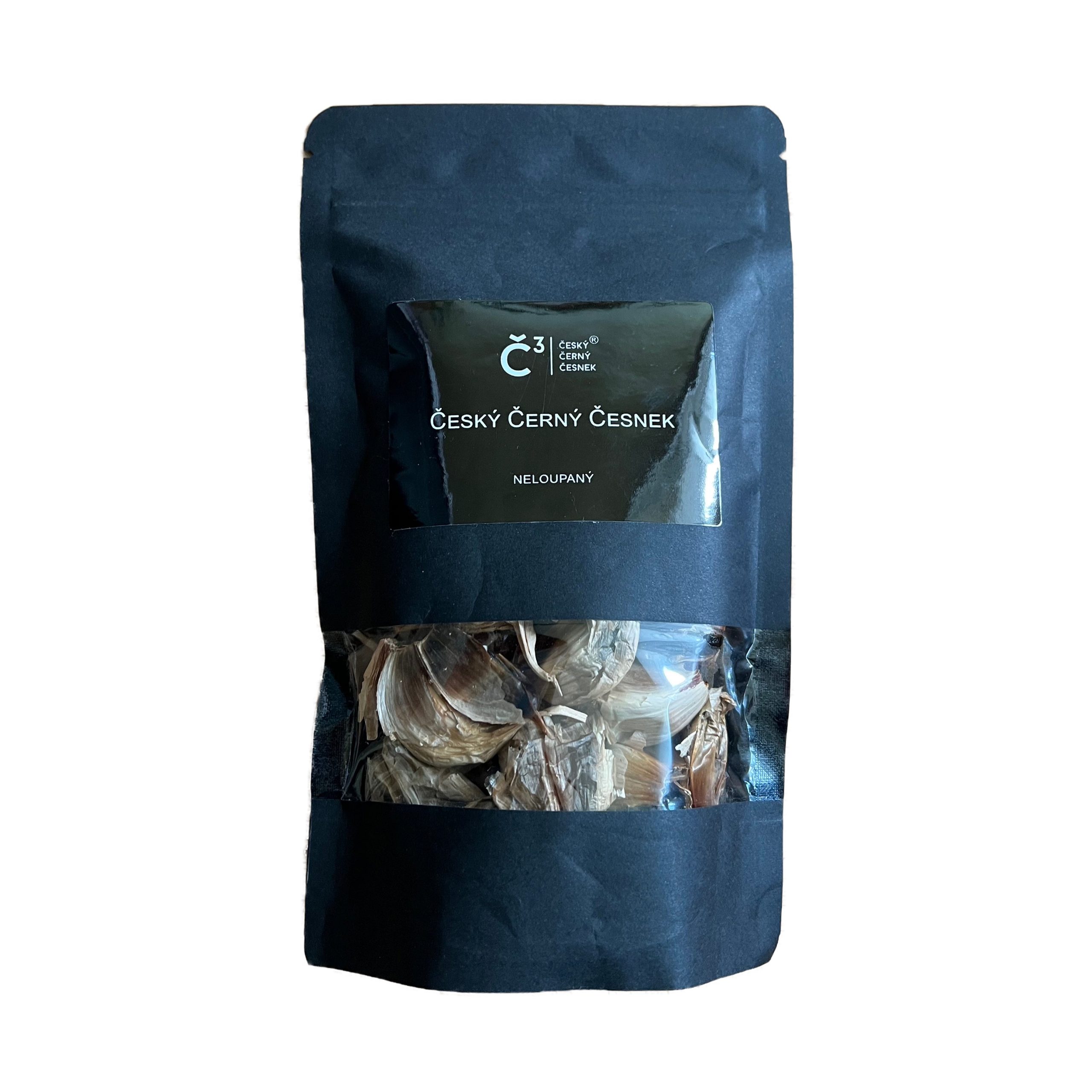 Česnek černý český neloupaný 150 g BLACK GARLIC Česnek černý český neloupaný 150 g BLACK GARLIC