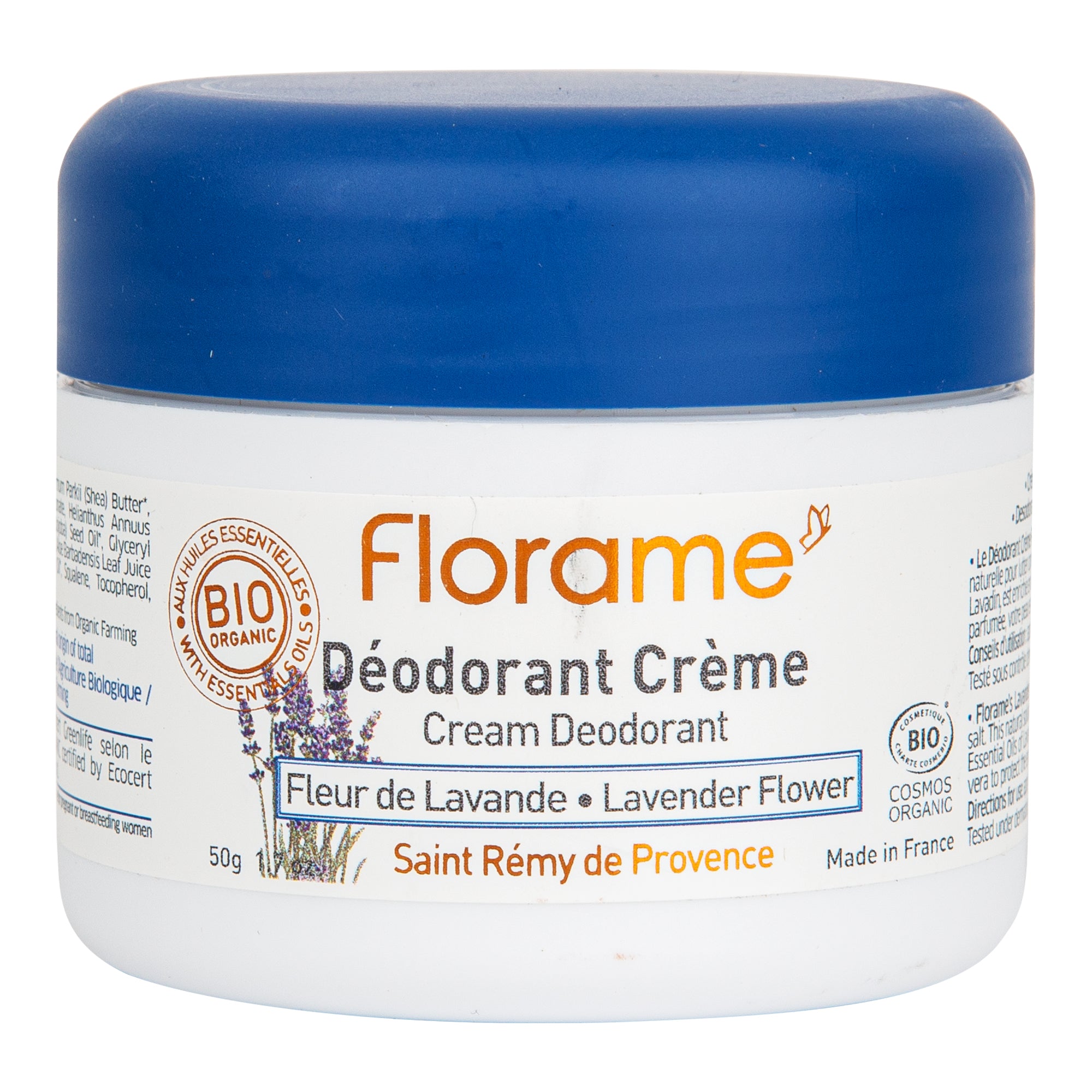 Deodorant krémový 24h vůně levandule 50 g BIO FLORAME Deodorant krémový 24h vůně levandule 50 g BIO FLORAME