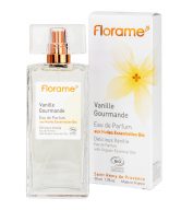 Parfémová voda přírodní VANILLE GOURMANDE — lahodná vanilka 50 ml BIO   FLORAME