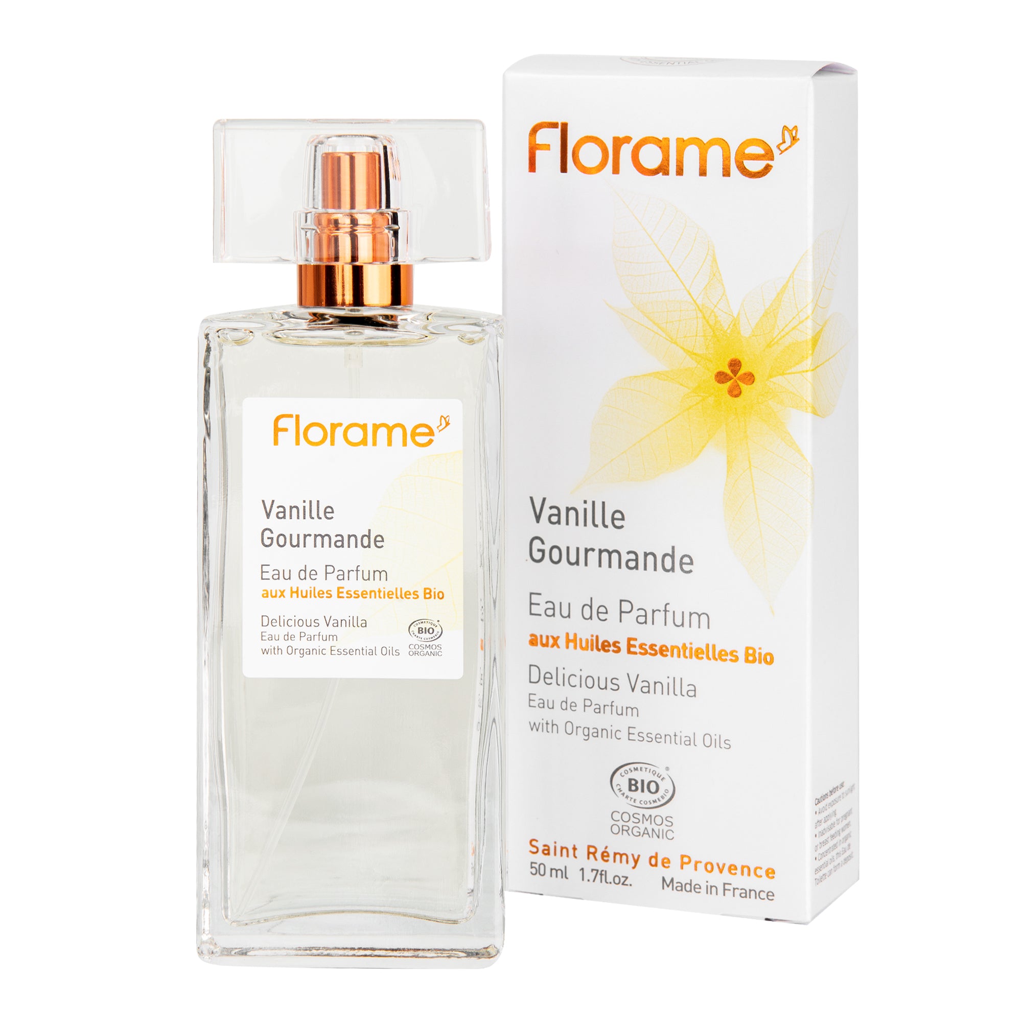 Parfémová voda přírodní VANILLE GOURMANDE — lahodná vanilka 50 ml BIO FLORAME Parfémová voda přírodní VANILLE GOURMANDE — lahodná vanilka 50 ml BIO FLORAME
