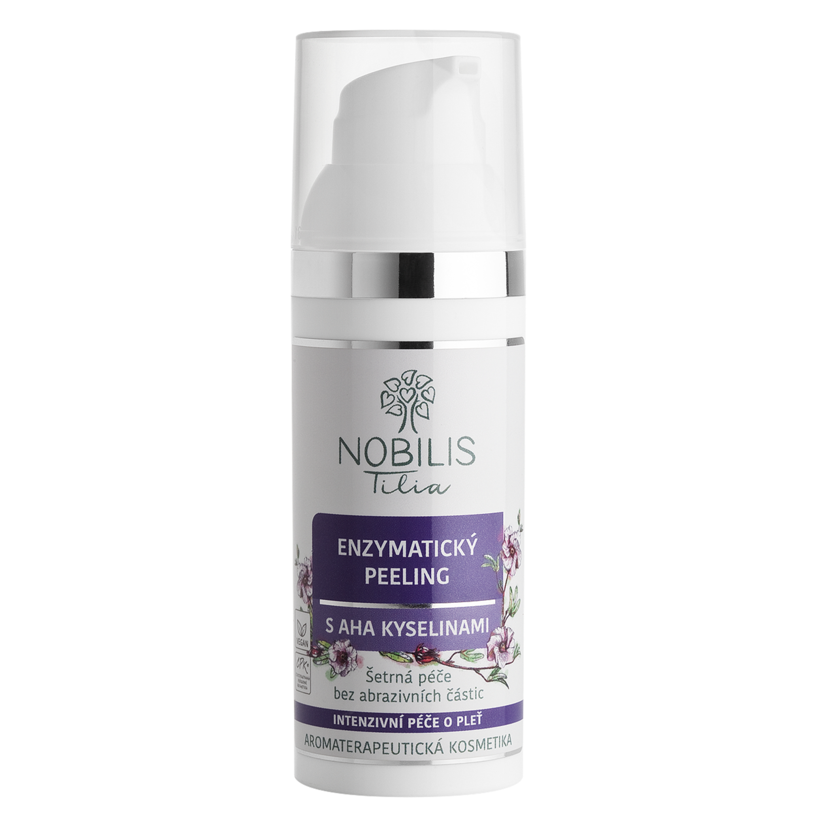 Nobilis Tilia Enzymatický pleťový peeling s AHA kyselinami (50 ml) – bez drsných abrazivních částic Nobilis Tilia Enzymatický pleťový peeling s AHA kyselinami (50 ml) - bez drsných abrazivních částic