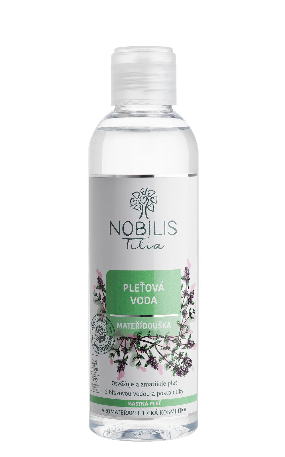 Nobilis Tilia Pleťová voda Mateřídouška – 200 ml – vhodná pro mastnou a smíšenou pleť Nobilis Tilia Pleťová voda Mateřídouška - 200 ml - vhodná pro mastnou a smíšenou pleť