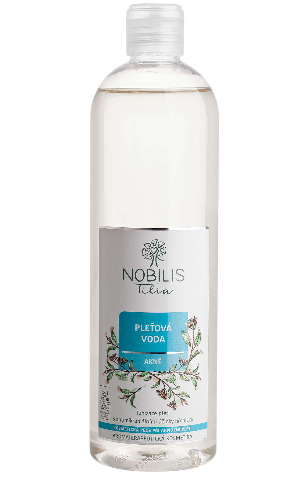 Nobilis Tilia Pleťová voda Akné – 500 ml – pro aknózní a mastnou pleť Nobilis Tilia Pleťová voda Akné - 500 ml - pro aknózní a mastnou pleť