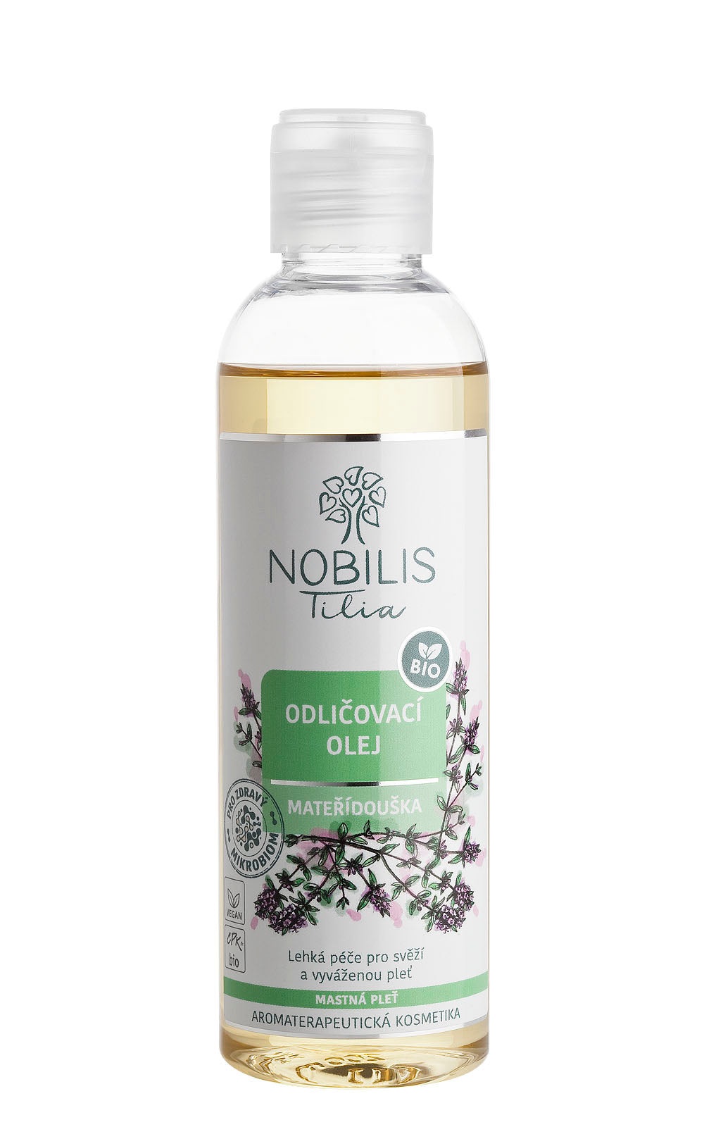 Nobilis Tilia Odličovací olej Mateřídouška BIO (200 ml) – pro mastnou pleť Nobilis Tilia Odličovací olej Mateřídouška BIO (200 ml) - pro mastnou pleť