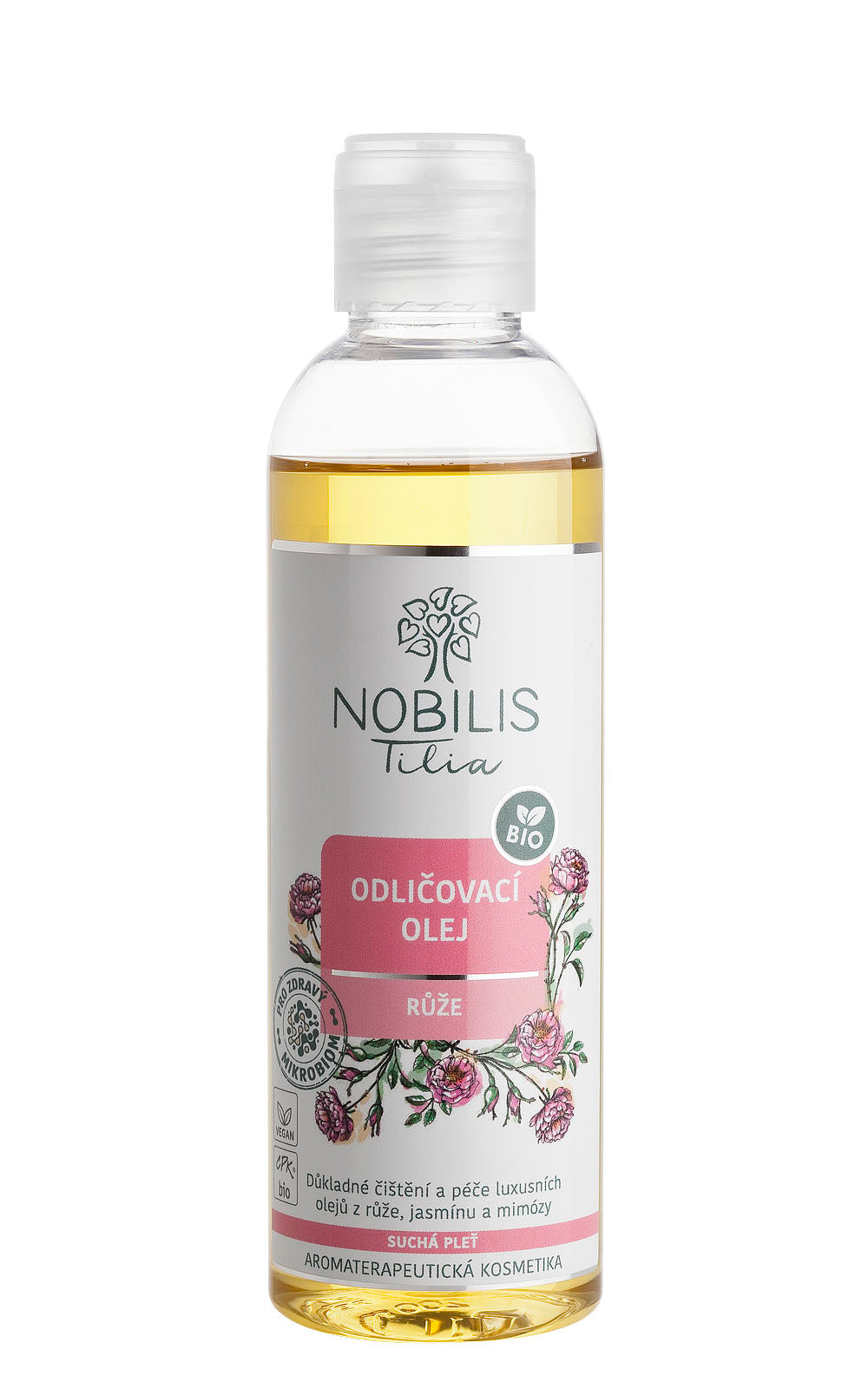 Nobilis Tilia Odličovací olej Růže BIO (200 ml) – pro suchou pleť Nobilis Tilia Odličovací olej Růže BIO (200 ml) - pro suchou pleť