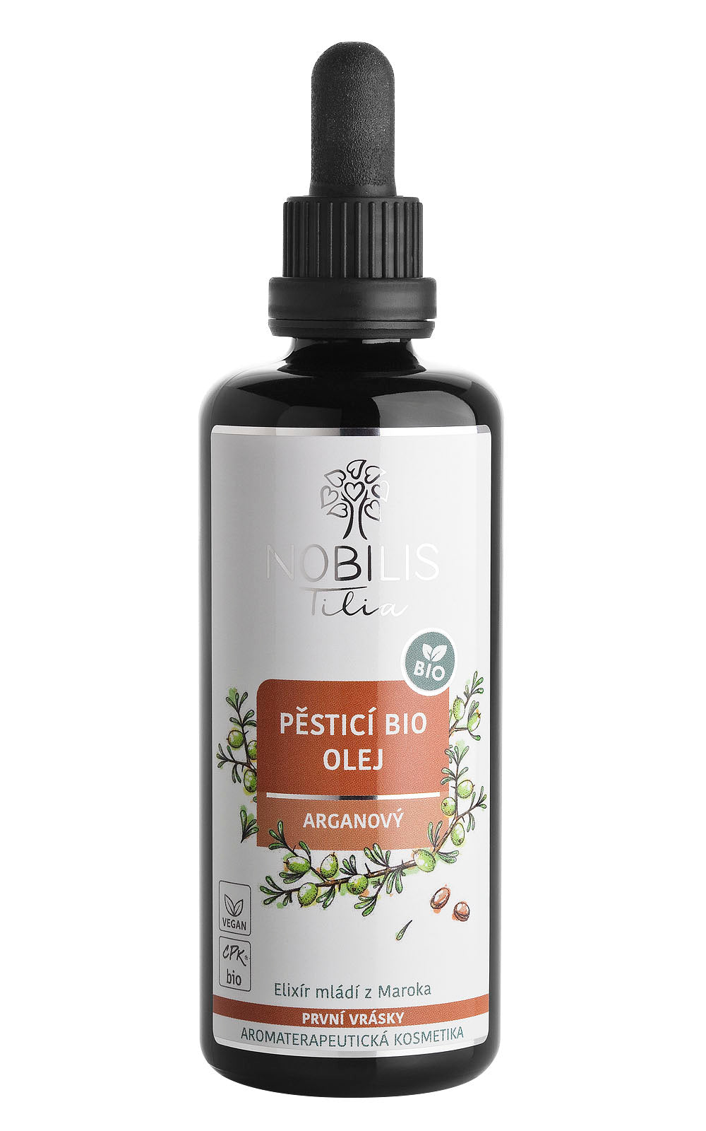 Nobilis Tilia Pěstící arganový olej BIO (100 ml) – elixír mládí Nobilis Tilia Pěstící arganový olej BIO (100 ml) - elixír mládí
