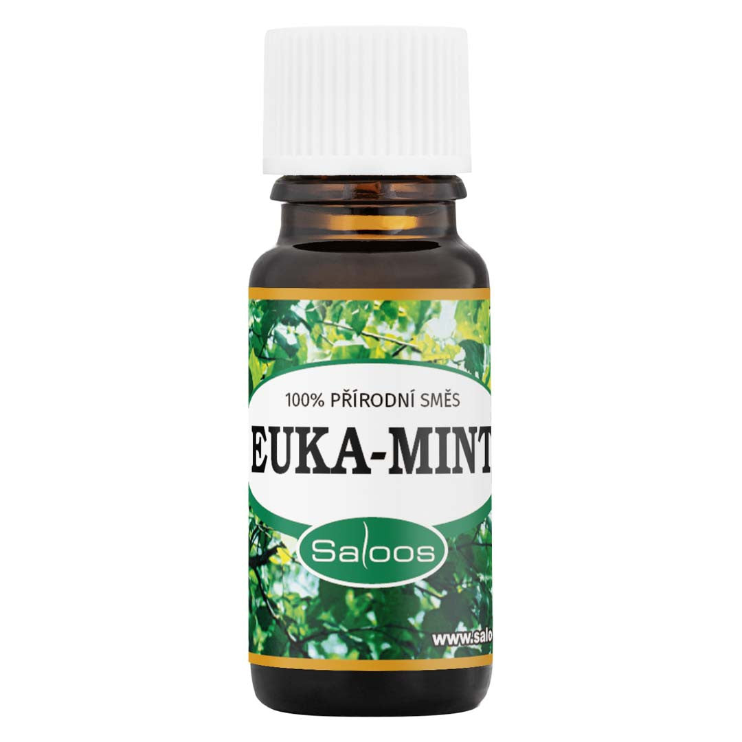 Saloos Směs esenciálních olejů Euka-mint (10 ml) – podporuje dýchání a zahání únavu Saloos Směs esenciálních olejů Euka-mint (10 ml) - podporuje dýchání a zahání únavu