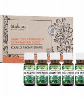 Saloos Sada esenciálních olejů BIO (5 x 10 ml) - Kouzlo aromaterapie - praktický dárek do každé domácnosti