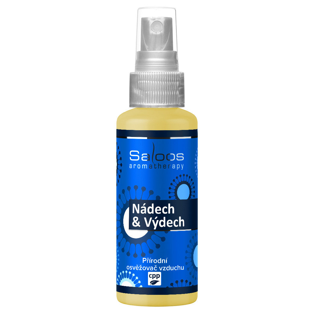 Saloos Osvěžovač vzduchu Nádech & Výdech (50 ml) – pro snadnější dýchání Saloos Osvěžovač vzduchu Nádech & Výdech (50 ml) - pro snadnější dýchání