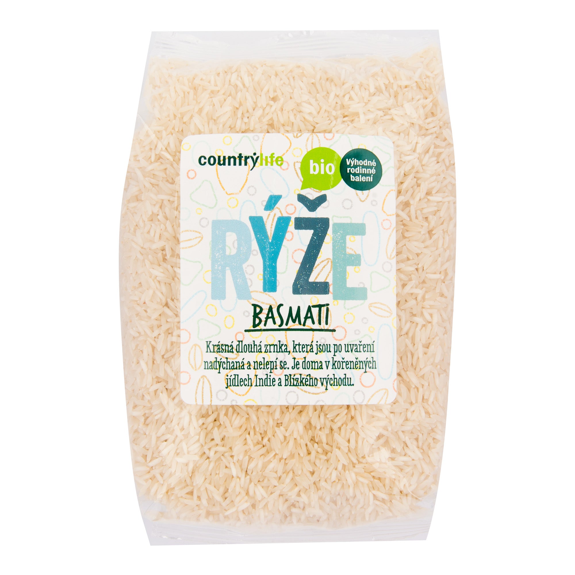 Rýže basmati 1 kg BIO COUNTRY LIFE Rýže basmati 1 kg BIO COUNTRY LIFE