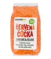 Čočka červená půlená loupaná 500 g BIO   COUNTRY LIFE